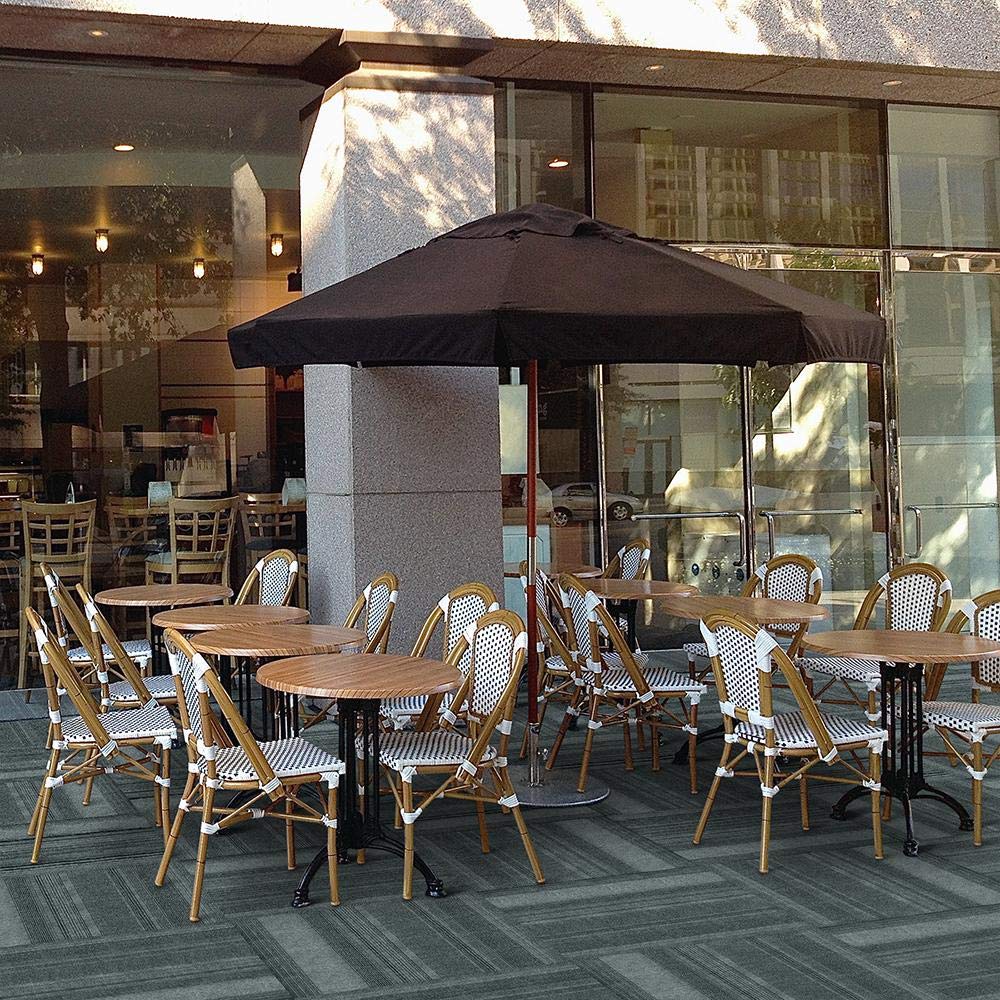 Foss Floors Couture Peel & Stick Carpet Tiles, 24in x 24in, Sky Gray, Set Of 15 Tiles
