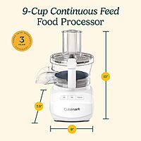 Cuisinart Food Processor with Universal Blade and Reversible Shredding/Slicing Discs
