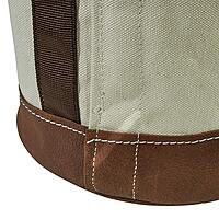 Klein Tools, 5104, 12" Bucket, Leather-Bottom, Natural Canvas