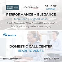 Sauder Clifford Place 29-1/2inW x 18-1/2inD Lateral 2-Drawer File Cabinet, Grand Walnut