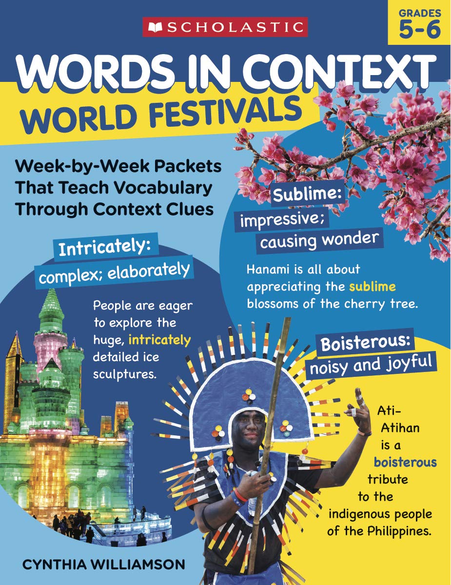 Words in Context: World Festivals: Week-by-Week Packets That Teach Vocabulary Through Context Clues