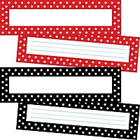 Barker Creek Double-Sided Desk Nameplates & Bulletin Board Signs
