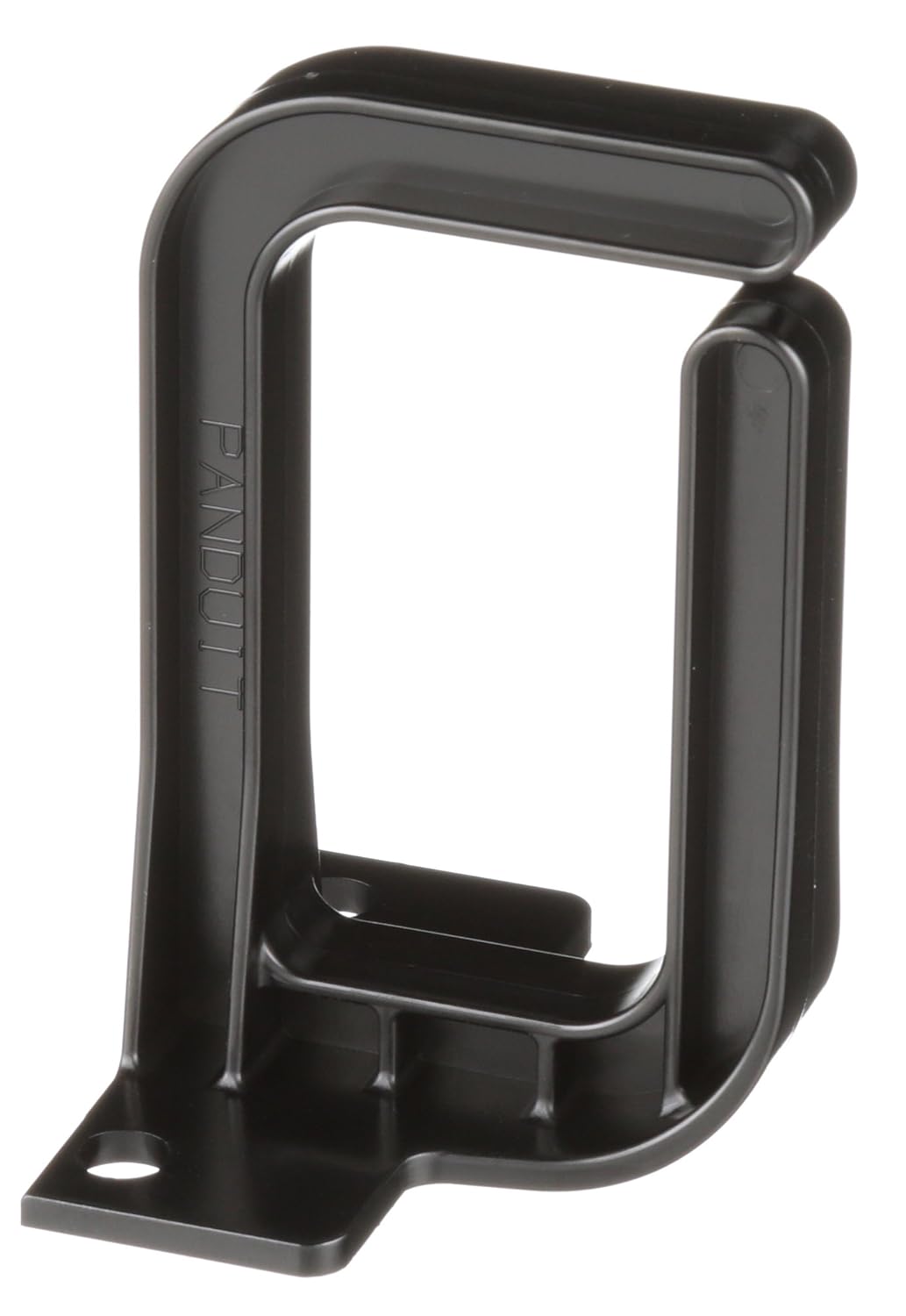 Panduit Vertical Cable Management D-Ring, Black Polycarbonate