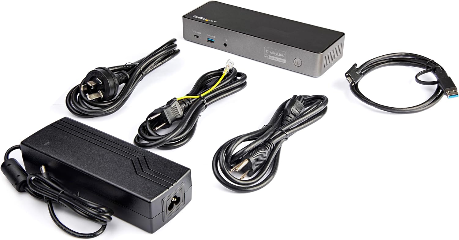 StarTech.com USB-C / USB-A Docking Station - Triple 4K 60Hz