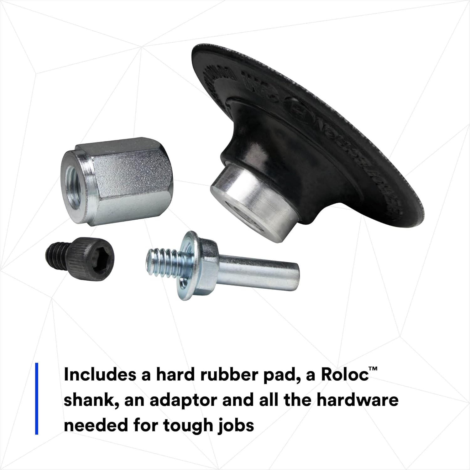 3M Roloc Disc Pad Assembly 05539, 2 in, Quick Change, Durable Backup Pad 1