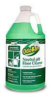 OdoBan Professional Series Neutral pH No Rinse Floor Cleaner Concentrate, 1 Gallon 128 Fl Oz (Pack of 1) Concentrate