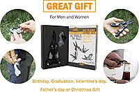 UZI UZI-GS-001 Survival Tactical Combo Pack with Multi-Tool Pliers and Keychain, Black