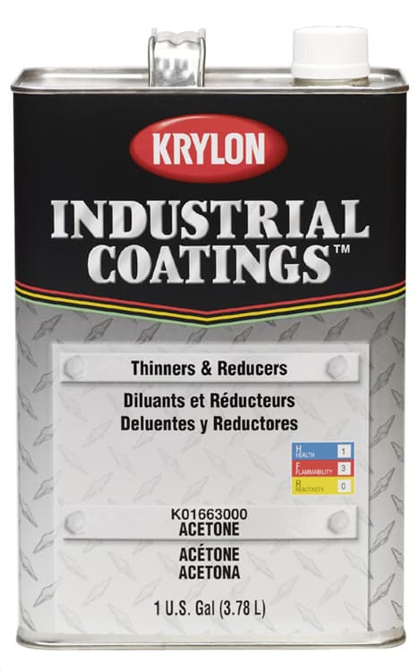 Krylon K01663000-16 Industrial Coatings Ready-to-Use Cleaner/Degreaser, 1 gal