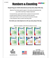 Spectrum Numbers and Counting Preschool to Kindergarten Workbooks, PreK to K Math Book for Kids Ages 4 and Up