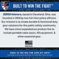 ZERO9 HOLSTERS Model 4001 Standard Handcuff Case