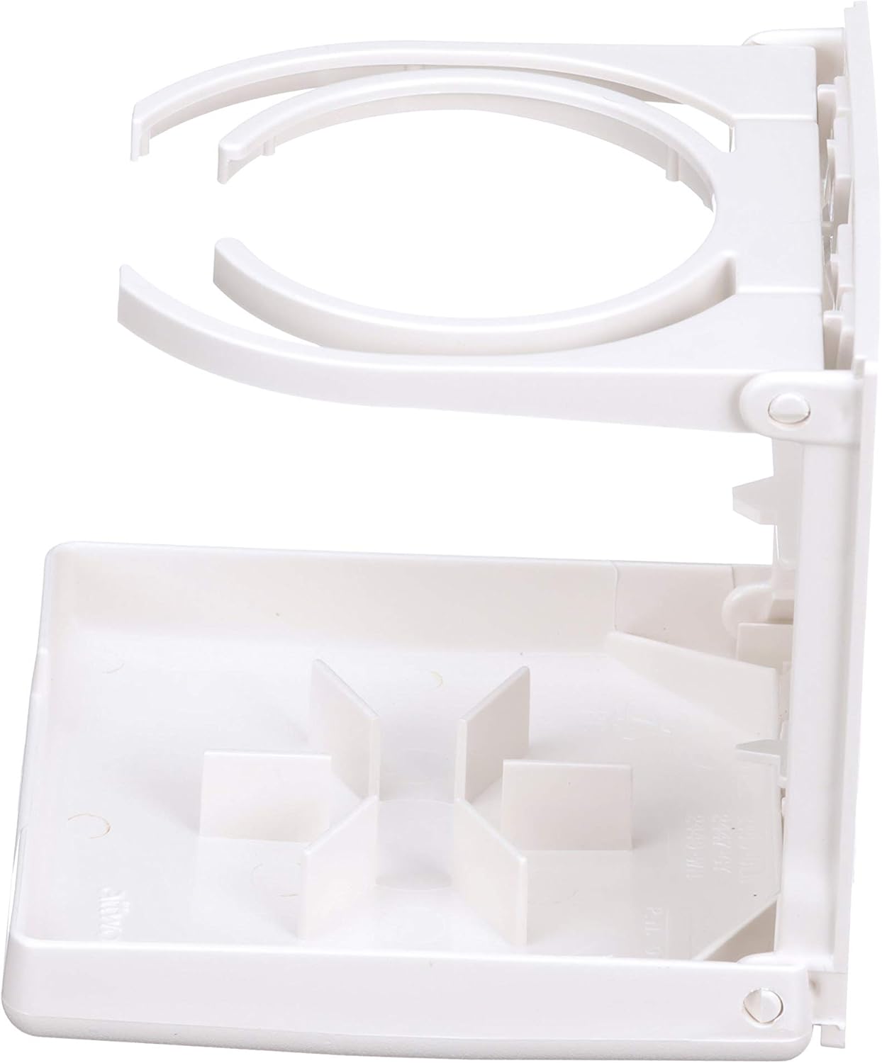 Attwood Fold-Up Drink Holder - Dual Ring - White