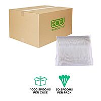 ECO-PRODUCTS Plantware CPLA Compostable Cutlery, Case of 1000
