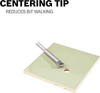 BOSCH POWER TOOLS Carbide Tipped Glass & Tile 1-Piece Drill Bit