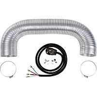 Certified Appliance Accessories CERT77007 Electric Dryer Duct Kit with 5 Foot Vent Duct and 6 Foot 4-Wire 30 Amp Power Cord