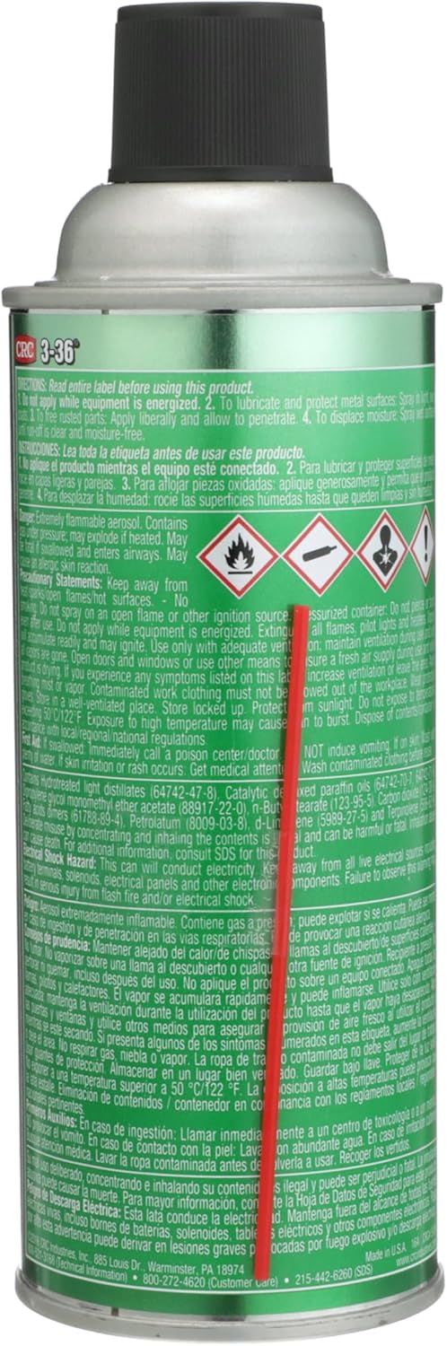 CRC 3-36 Multi-Purpose Lubricant & Corrosion Inhibitor