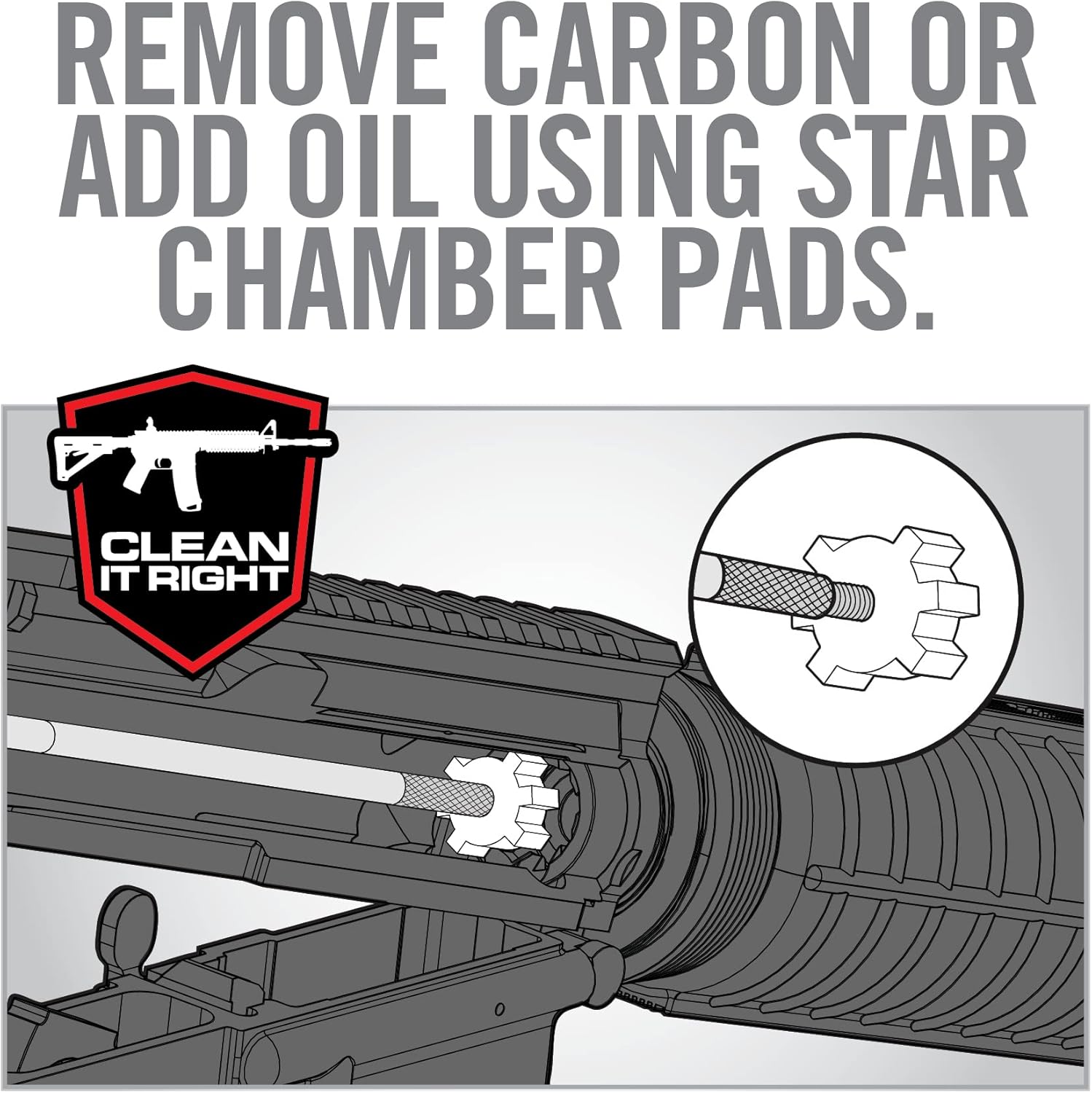 Real Avid .223 Chamber Cleaning Pads 20 Pack