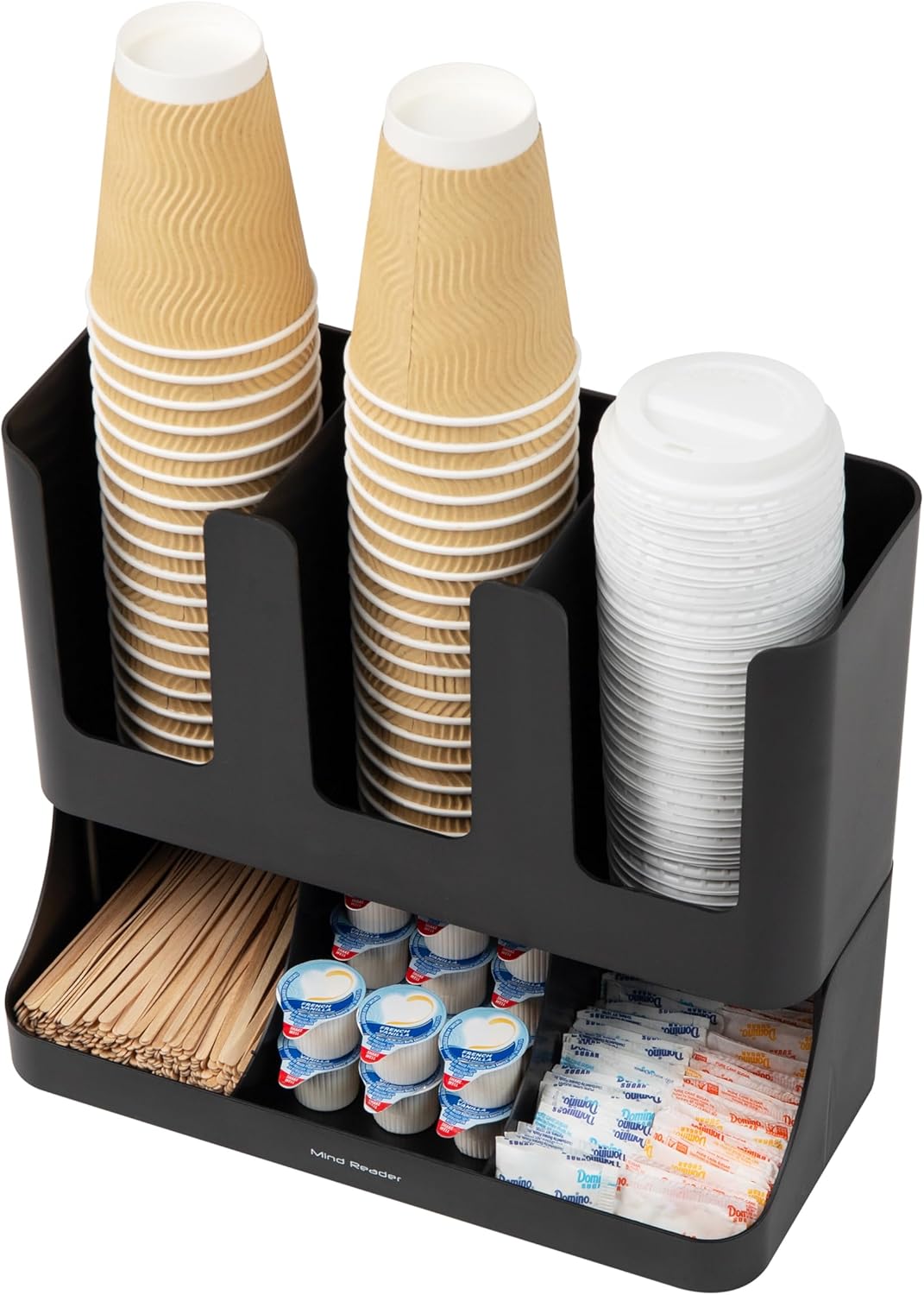 MIND READER Countertop Coffee and Condiment Organizer
