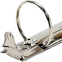 Just Basics Basic Round-Ring View Binder, 1/2" Rings, 61% Recycled, Black