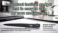 UZI Tactical Bolt Action Pen, Ultra-durable Aircraft Aluminum