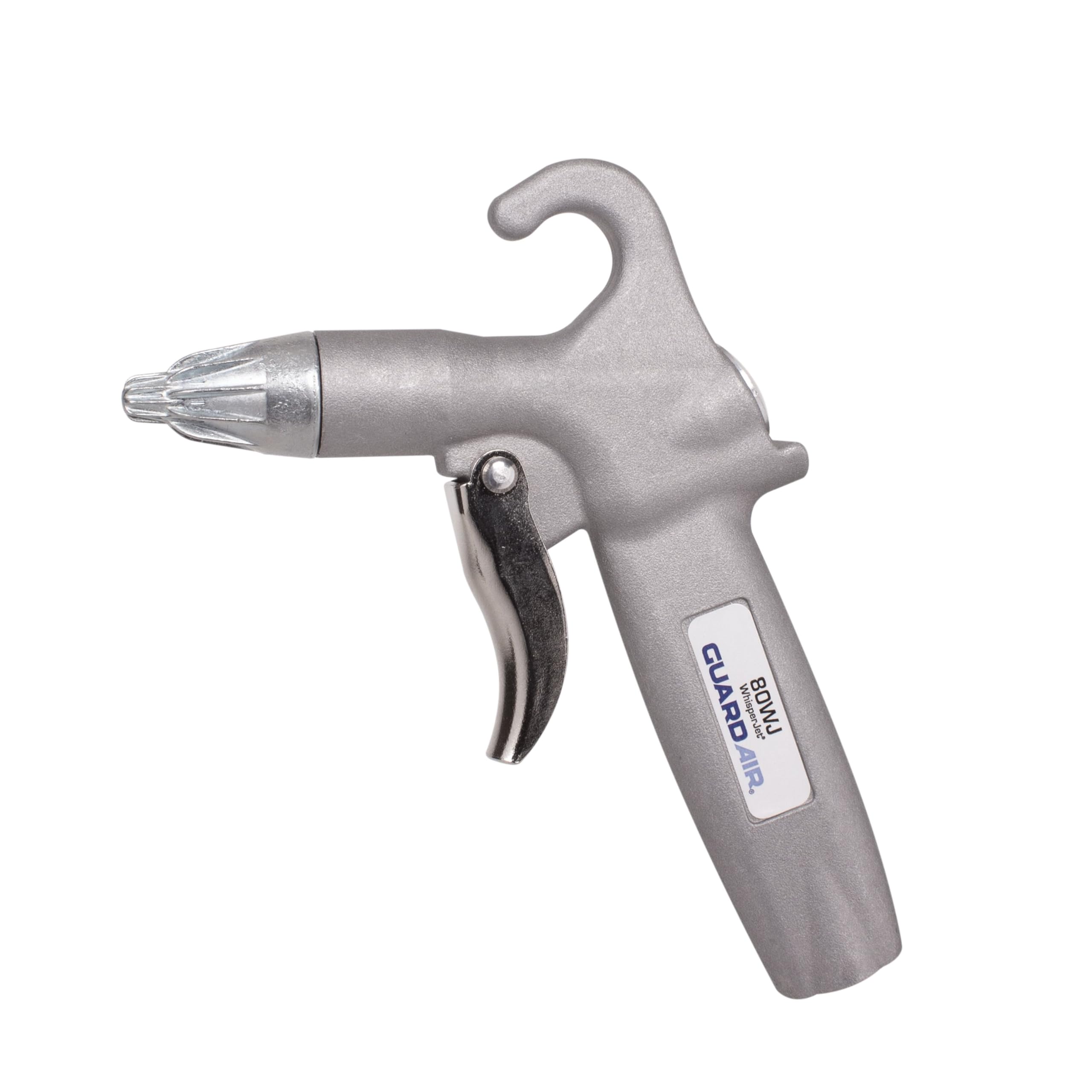Guardair 80WJ Whisper Jet Safety Air Gun - Volume Control, Pistol Style Grip, Ideal for Cleaning Bench Tops, Work Stations