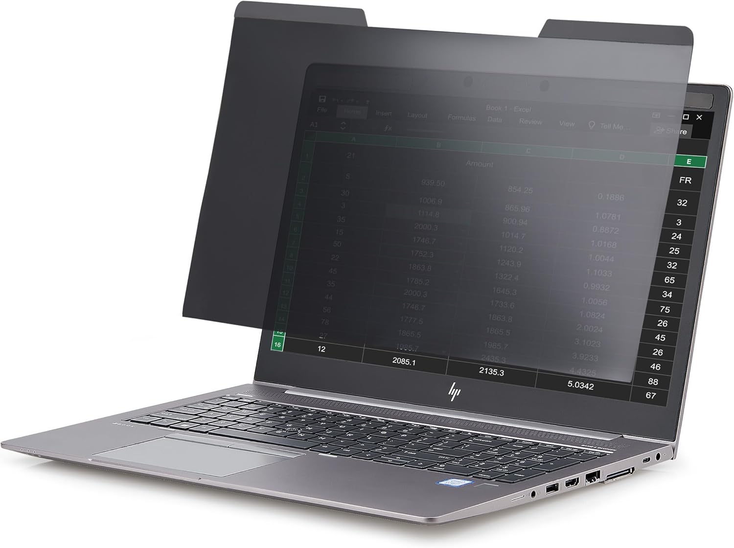 StarTech.com Laptop Privacy Screen for 15.6" Notebook - Magnetic Removable Laptop Display Security Filter