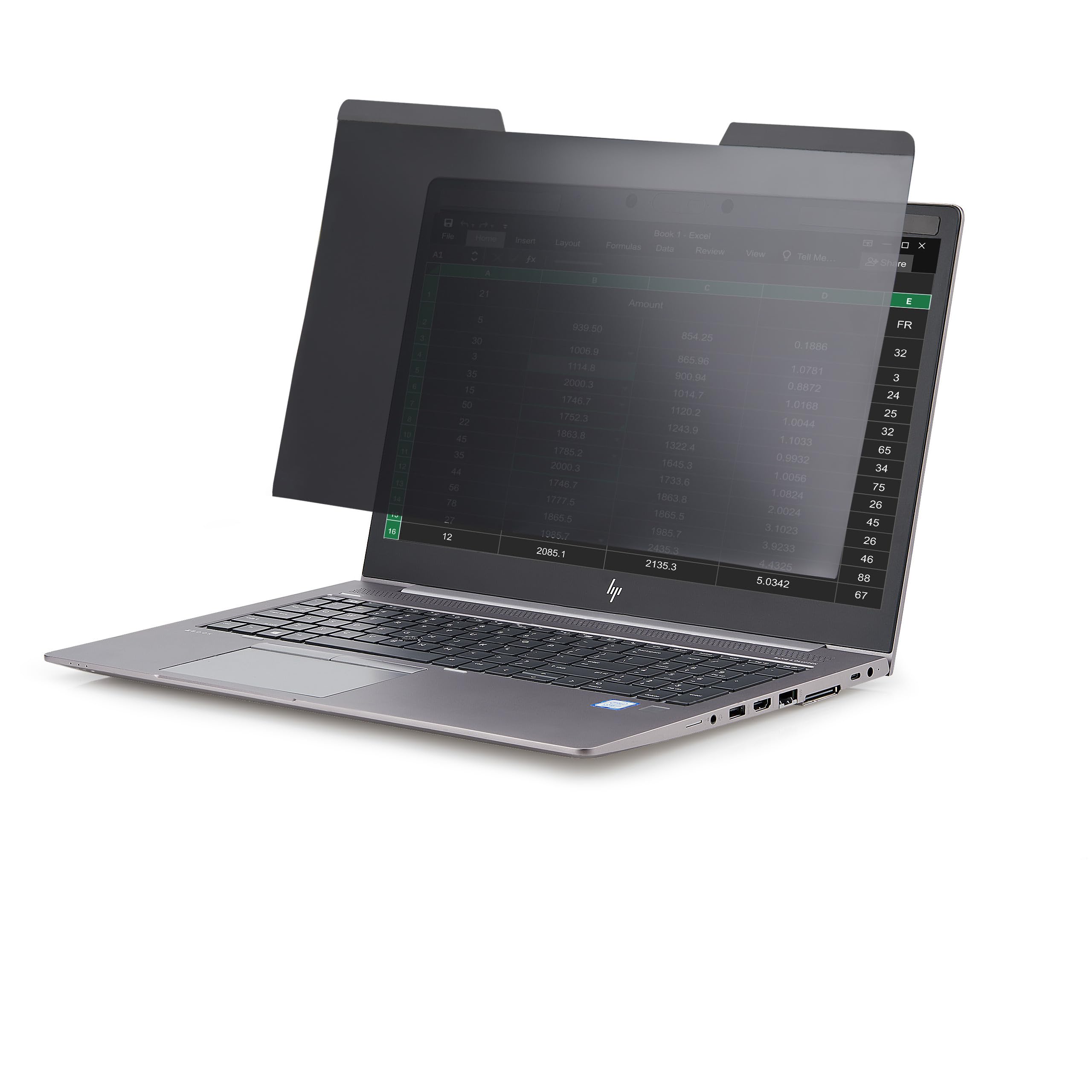 StarTech.com Laptop Privacy Screen for 15.6" Notebook - Magnetic Removable Laptop Display Security Filter