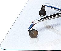 FLOORTEX Glaciermat Heavy Duty Glass Chair Mat for Hard Floors & Carpets