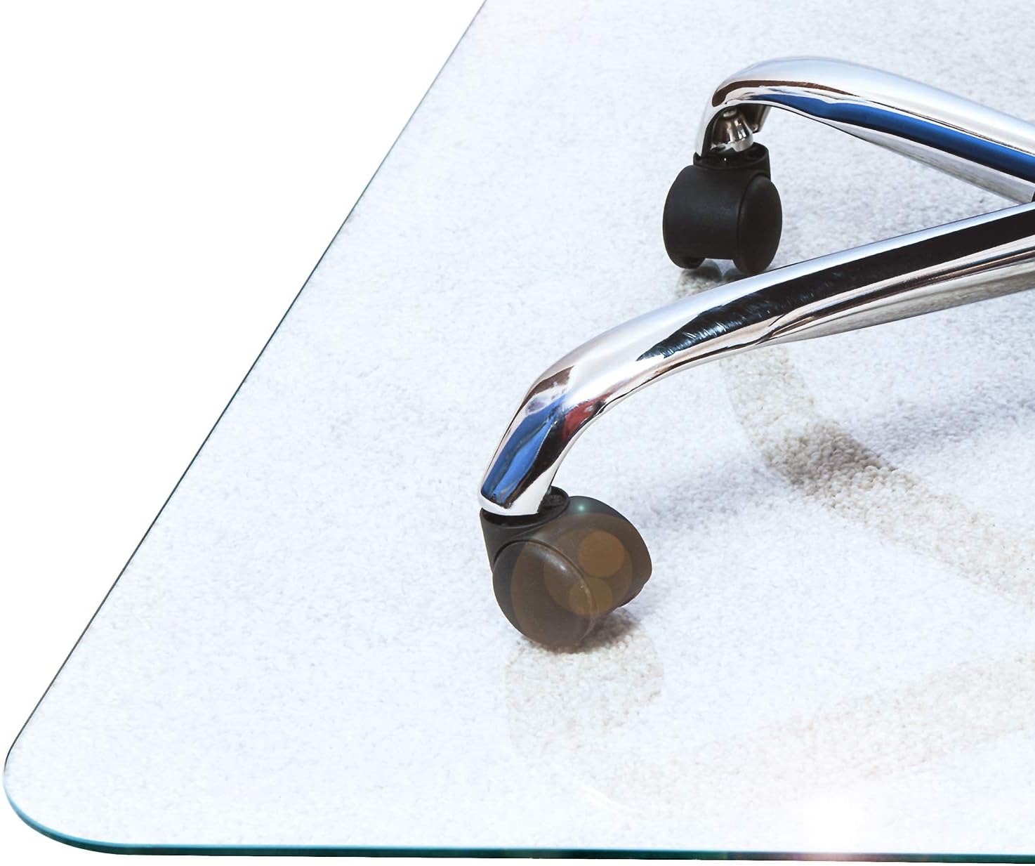 FLOORTEX Glaciermat Heavy Duty Glass Chair Mat for Hard Floors & Carpets