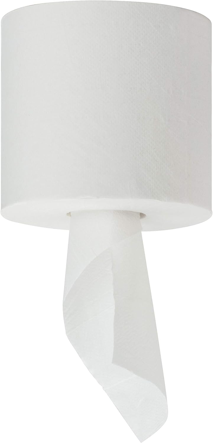 Genuine Joe 2-Ply Centerpull Paper Towels, 100% Recycled, 600 Sheets Per Roll, Pack Of 6 Rolls