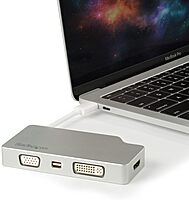 StarTech.com USB C Multiport Video Adapter with HDMI, VGA, Mini DisplayPort or DVI - or DVI (1080p)