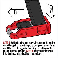 Real Avid Mag Plate Tool for Glock Magazine Maintenance I Perfect for Safely Installing, Changing & Cleaning Handgun Magazine Baseplates, Grey, Red
