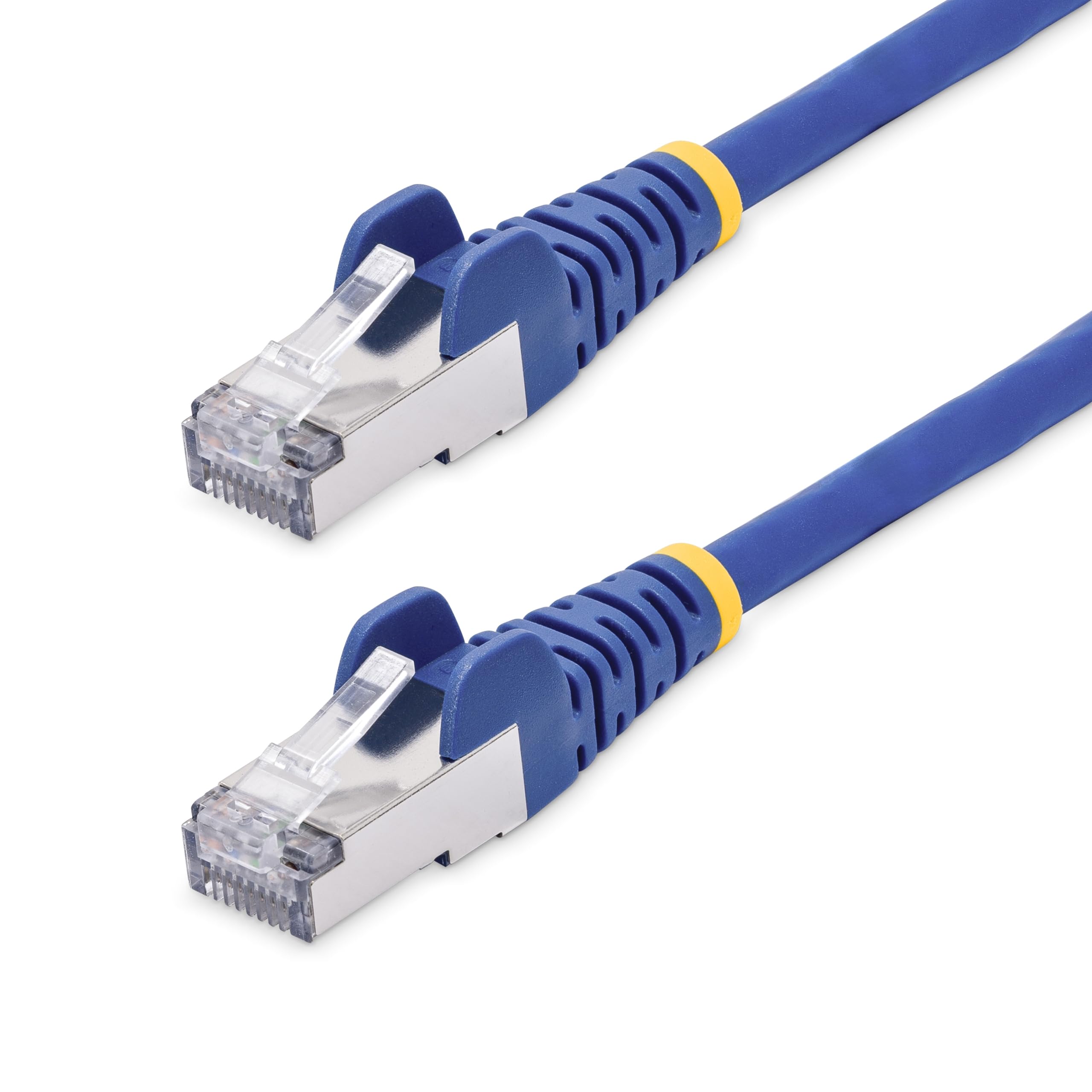 StarTech.com 1ft Blue CAT8 Ethernet Cable, Snagless RJ45, 25G/40G, 2000MHz, 100W PoE++, S/FTP, 26AWG Pure Bare Copper, LSZH
