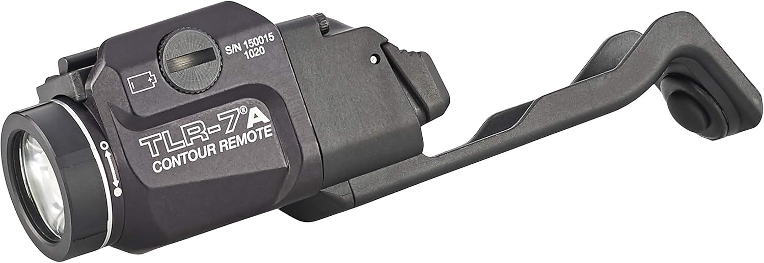 Streamlight 69428 TLR-7 X 500-Lumen Rail Mounted Tactical Light with Integrated Contour Remote Switch Exclusively for Glock