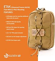 ELEVEN 10 ETAK (Enhanced Trauma Aid Kit) MOLLE Med Pouch