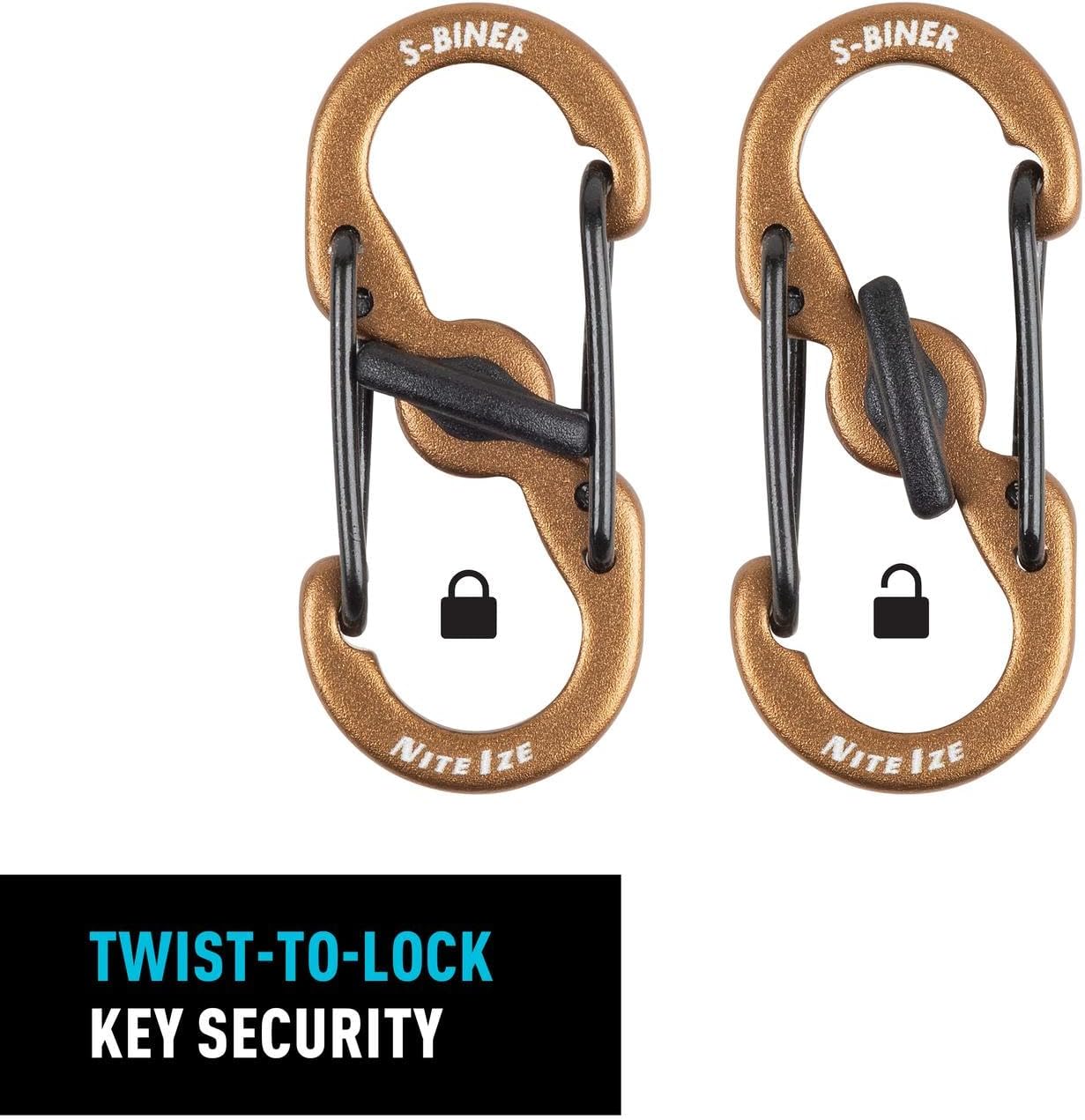 Nite Ize S-Biner MicroLock Lockable Key Holder