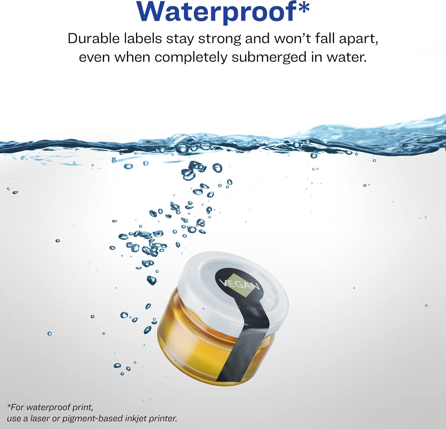 AVERY Durable Waterproof Lollipop Labels, Sure Feed Technology, 1.5" x 4"