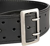 PERFECT FIT Sam Browne Leather Duty Belt 2.25 inch Made in the USA