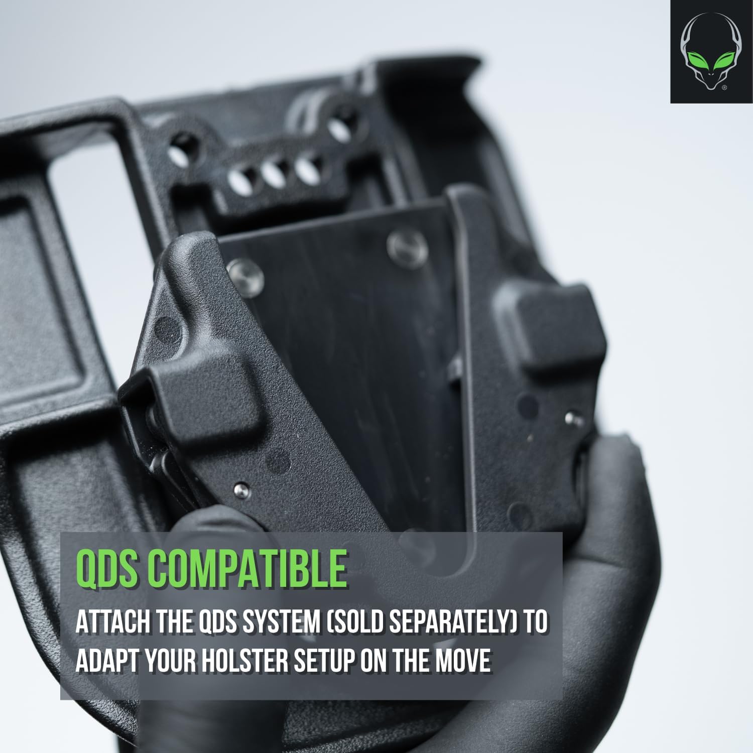 Alien Gear Rapid Force Holster Paddle – Secure Belt Fit up to 1 ¾” – Durable Polymer – Works with Rapid Force Level II
