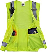 ERGODYNE GloWear 8250Z Surveyors Reflective Safety Vest