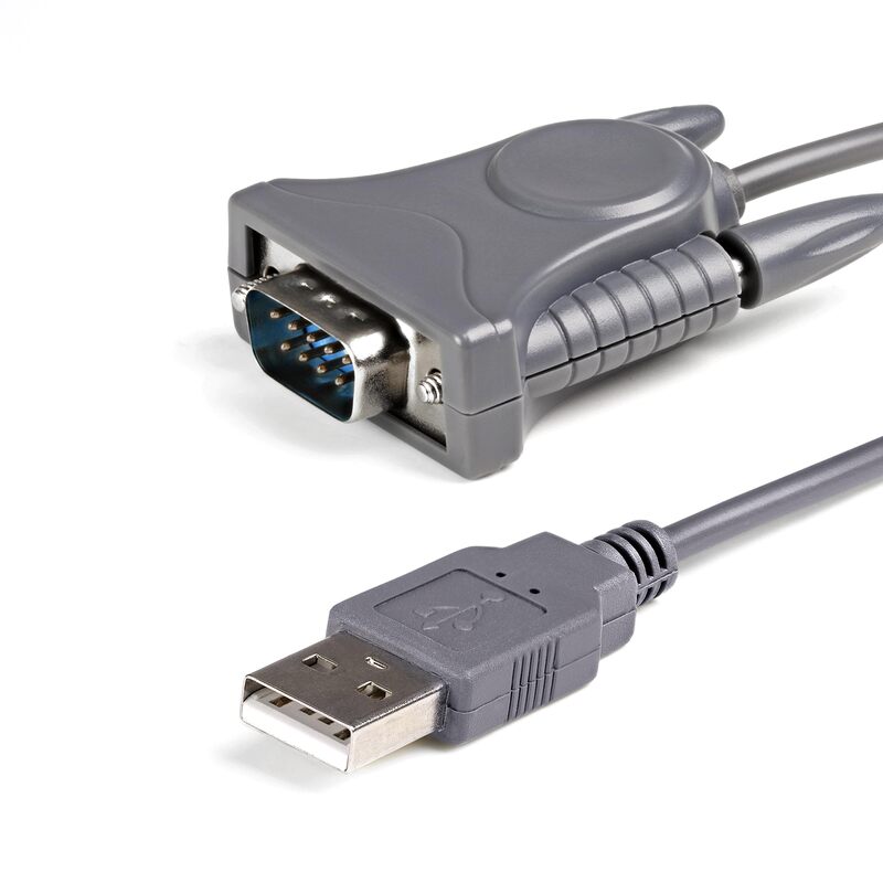 StarTech.com USB to Serial Adapter - 3 ft / 1m - with DB9 to DB25 Pin Adapter - Prolific PL-2303 - USB to RS232 Adapter Cable