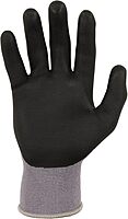 Ergodyne ProFlex 7000 Nitrile Coated Work Gloves, Foam Nitrile Palms for Flexible No Slip Grip, Abrasion Resistant, 15g, Touchscreen Capable, Gray, Extra Large