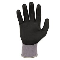 Ergodyne ProFlex 7000 Nitrile-Coated Gloves, Microfoam Palm, Gray, Medium, 12 Pairs