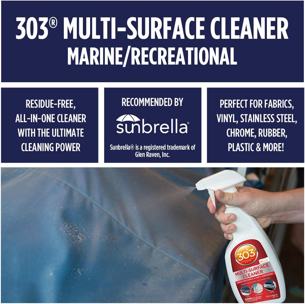 303 Multi-Surface Cleaner - Safely Cleans All Water Safe Surfaces - Ultimate Cleaning Power - Rinses Residue Free