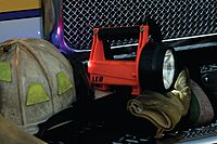 STREAMLIGHT Fire Vulcan 180-Lumen LED Rechargeable Flashlight/Lantern, Orange