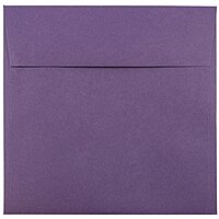 JAM PAPER Premium Dark Purple Invitation Envelopes - 25/Pack