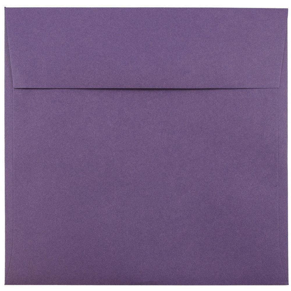 JAM PAPER Premium Dark Purple Invitation Envelopes - 25/Pack