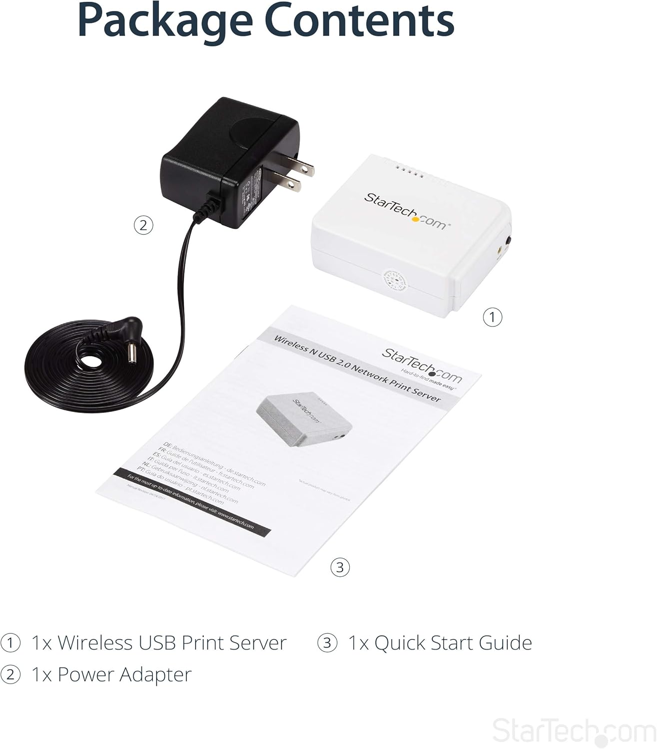 StarTech.com USB 2.0 10/100Mbps Network Print Server