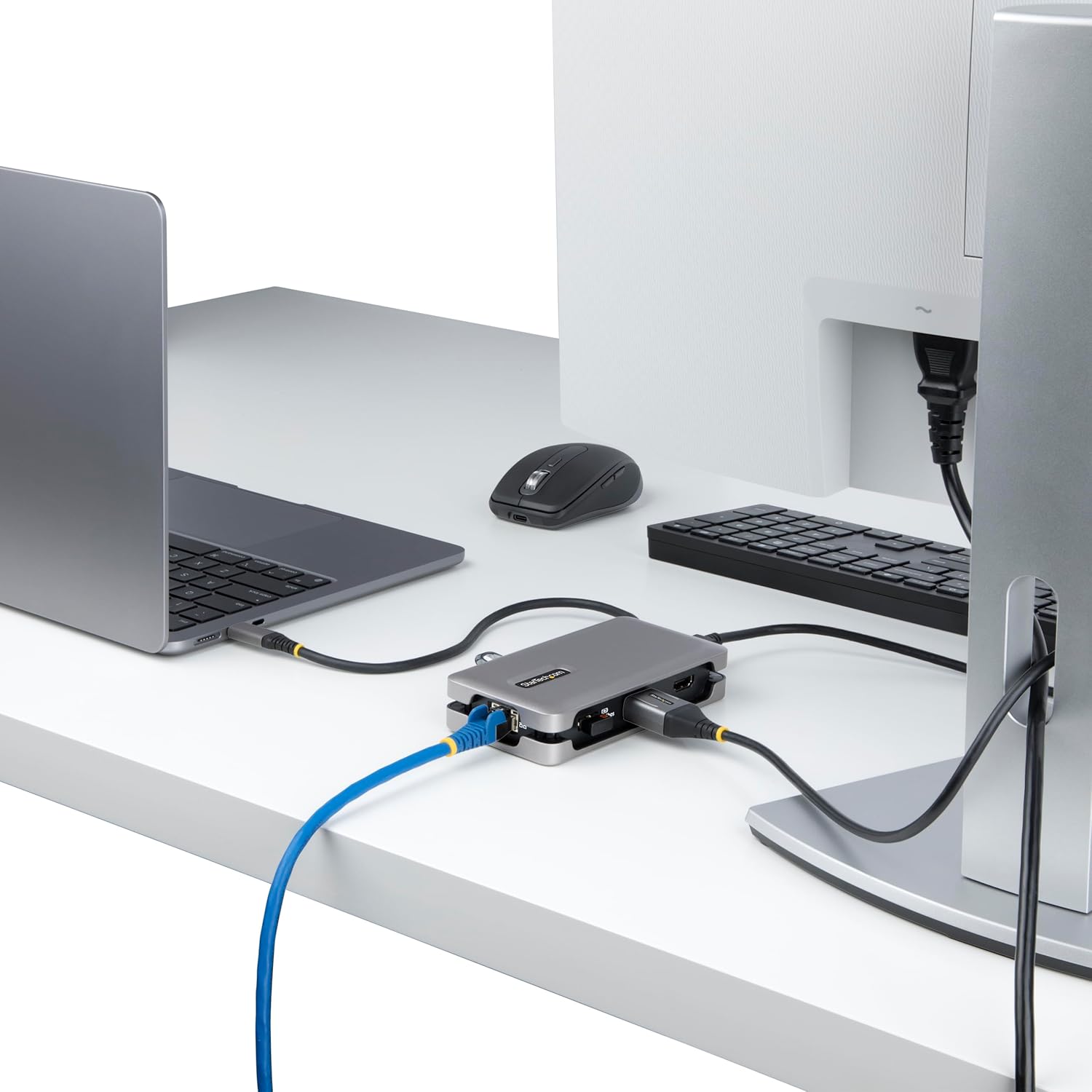 StarTech.com USB-C Docking Station Multiport Adapter with 4K60, 10Gbps USB Hub, 100W PD, Gigabit Ethernet
