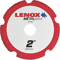 Lenox MetalMax 2 Inch Segmented Rim Diamond Cut-Off Wheel for Metal