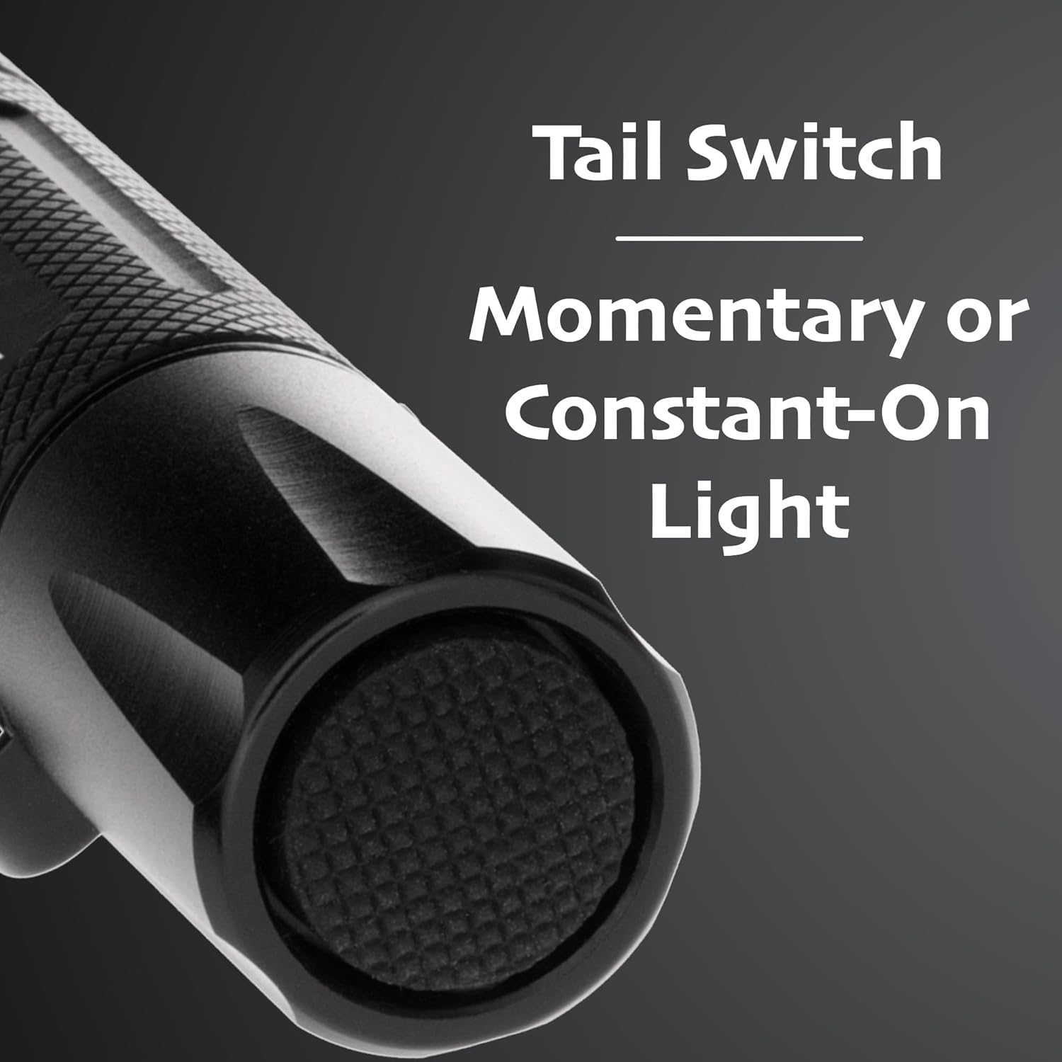 Nightstick Momentary or constant-on MT-120 Mini-TAC Metal LED Flashlight-2 AA, 5.6-Inch, Black
